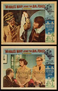 5t945 McHALE'S NAVY JOINS THE AIR FORCE 2 LCs '65 wacky Joe Flynn holding bra w/ Tim Conway!
