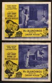 5t947 MR. BLANDINGS BUILDS HIS DREAM HOUSE 2 LCs R54 Cary Grant, Myrna Loy & Melvyn Douglas classic!