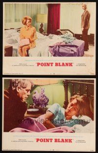 5t956 POINT BLANK 2 LCs '67 cool images of Lee Marvin, Angie Dickinson, John Boorman film noir!