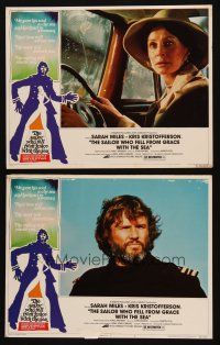 5t964 SAILOR WHO FELL FROM GRACE WITH THE SEA 2 LCs '76 Kris Kristofferson & Sarah Miles!