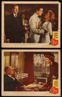 5t967 SECRET HEART 2 LCs '47 gorgeous Claudette Colbert, Walter Pidgeon, Barrymore, Sterling!