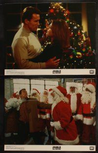 5t307 JINGLE ALL THE WAY 8 color 11x14 stills '96 Arnold Schwarzenegger, Sinbad, two dads & one toy!