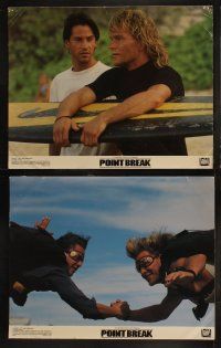 5t439 POINT BREAK 8 color 11x14 stills '91 Keanu Reeves, Patrick Swayze, Gary Busey, Lori Petty