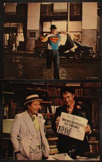 5t887 SUPERMAN 3 color 11x14 stills '78 Christopher Reeve takes Margot Kidder flying for first time!