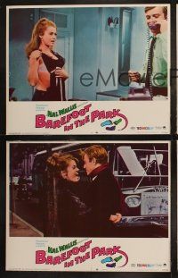 5t066 BAREFOOT IN THE PARK 8 LCs '67 cool Robert Redford & sexy Jane Fonda in New York City!