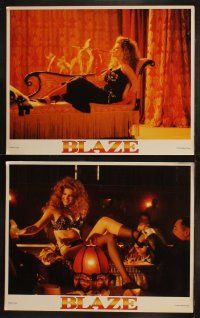 5t080 BLAZE 8 LCs '89 Ron Shelton directed, Paul Newman & sexy stripper Lolita Davidovich!