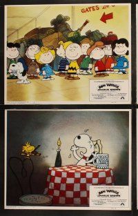5t090 BON VOYAGE CHARLIE BROWN 8 LCs '80 Peanuts, Snoopy, Charles M. Schulz