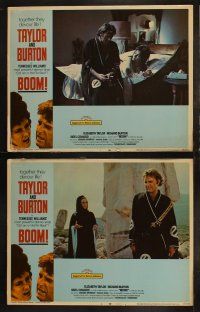 5t091 BOOM 8 LCs '68 Elizabeth Taylor & Richard Burton, Tennessee Williams drama!