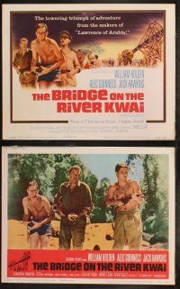 5t103 BRIDGE ON THE RIVER KWAI 8 LCs R63 William Holden, Alec Guinness, David Lean classic!