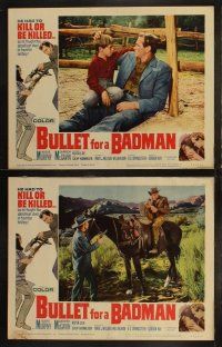 5t112 BULLET FOR A BADMAN 8 LCs '64 cowboy Audie Murphy is framed for murder by Darren McGavin!