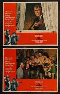 5t131 CHEYENNE SOCIAL CLUB 8 LCs '70 Jimmy Stewart & Henry Fonda & ladies of the night!