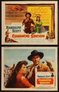 5t141 COMANCHE STATION 8 LCs '60 Randolph Scott, Nancy Gates, directed by Budd Boetticher!