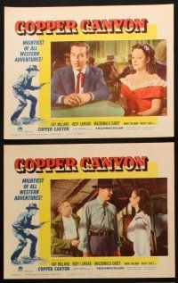 5t705 COPPER CANYON 6 LCs R60s Ray Milland, Macdonald Carey & sexy Hedy Lamarr!