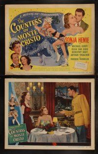 5t148 COUNTESS OF MONTE CRISTO 8 LCs '48 ice skater Sonja Henie in her last Hollywood film!