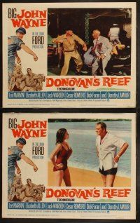 5t185 DONOVAN'S REEF 8 LCs '63 John Ford directs, John Wayne & Lee Marvin, Cesar Romero!