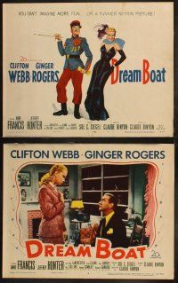 5t190 DREAM BOAT 8 LCs '52 sexy Ginger Rogers was professor Clifton Webb's co-star in silent movies