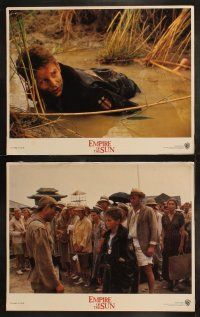 5t196 EMPIRE OF THE SUN 8 LCs '87 Stephen Spielberg, first Christian Bale!