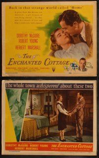 5t198 ENCHANTED COTTAGE 8 LCs '45 Dorothy McGuire & Robert Young live in a fantasy world!