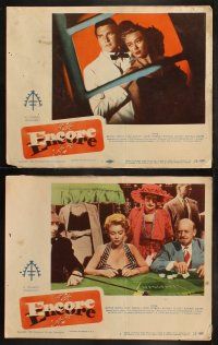 5t199 ENCORE 8 LCs '52 W. Somerset Maugham, sexy circus performer Glynis Johns!