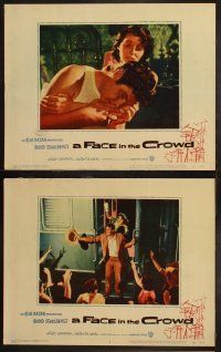 5t210 FACE IN THE CROWD 8 LCs '57 power-hungry preacher Andy Griffith, Patricia Neal!