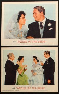 5t708 FATHER OF THE BRIDE 6 LCs R62 Liz Taylor in wedding gown & broke Spencer Tracy!
