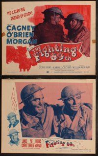5t218 FIGHTING 69th 8 LCs R56 WWI soldiers James Cagney, Pat O'Brien & George Brent!