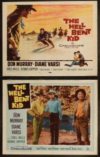 5t233 FROM HELL TO TEXAS 8 LCs '58 cowboy Don Murray, Diane Varsi, The Hell Bent Kid!