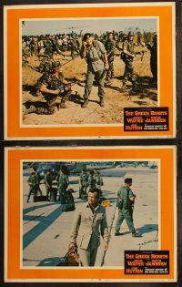 5t255 GREEN BERETS 8 LCs '68 John Wayne, David Janssen, Jim Hutton, cool Vietnam War images!