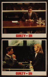 5t259 GUILTY AS SIN 8 LCs '93 Rebecca De Mornay, Don Johnson, directed by Sidney Lumet!