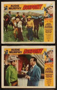 5t262 GUNPOINT 8 LCs '66 Audie Murphy in the story of a town with a gun in its back!