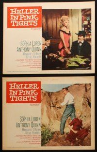 5t714 HELLER IN PINK TIGHTS 6 LCs '60 sexy blonde Sophia Loren, Anthony Quinn, western!