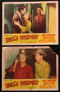 5t715 HELL'S OUTPOST 6 LCs '55 Rod Cameron, Chill Wills, John Russell & Joan Leslie!