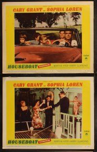 5t283 HOUSEBOAT 8 LCs '58 great images of Cary Grant & Sophia Loren!