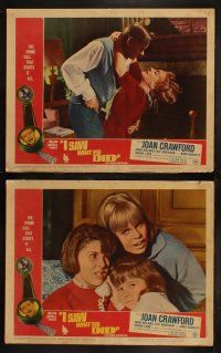 5t672 I SAW WHAT YOU DID 7 LCs '65 Joan Crawford, John Ireland, William Castle!