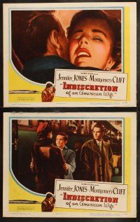 5t297 INDISCRETION OF AN AMERICAN WIFE 8 LCs '54 De Sica, Jennifer Jones, Montgomery Clift!