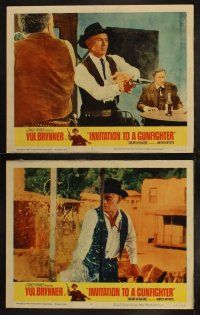 5t299 INVITATION TO A GUNFIGHTER 8 LCs '64 vicious killer Yul Brynner brings a town to its knees!