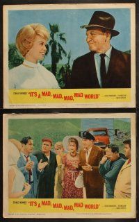 5t674 IT'S A MAD, MAD, MAD, MAD WORLD 7 LCs '64 Mickey Rooney, Spencer Tracy, Buddy Hackett!