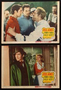 5t719 JESSE JAMES 6 LCs R51 most famous outlaws Tyrone Power & Henry Fonda as Frank!