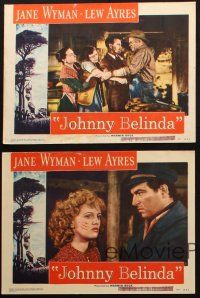 5t751 JOHNNY BELINDA 5 LCs '48 pretty Jane Wyman, Lew Ayres, Charles Bickford, Moorehead!