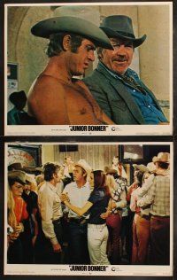 5t319 JUNIOR BONNER 8 LCs '72 Steve McQueen, Robert Preston, directed by Sam Peckinpah!