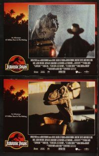 5t320 JURASSIC PARK 8 LCs '93 Spielberg, Richard Attenborough, Laura Dern, Jeff Goldblum!