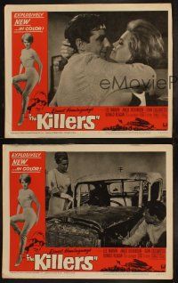 5t868 KILLERS 3 LCs '64 Don Siegel, Hemingway, Lee Marvin, sexy Angie Dickinson, Cassavetes!
