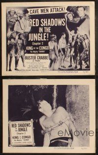 5t808 KING OF THE CONGO 4 chapter 2 LCs '52 Buster Crabbe as The Mighty Thunda in Columbia serial!