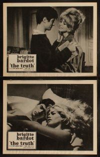 5t331 LA VERITE 8 LCs '61 super sexy Brigitte Bardot, Henri-Georges Clouzot, The Truth!