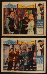 5t678 LANCELOT & GUINEVERE 7 LCs '63 Cornel Wilde, Jean Wallace, Brian Aherne, great images!