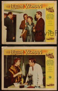 5t872 LEECH WOMAN 3 LCs '60 cool images of murderous Coleen Gray, deadly female vampire!
