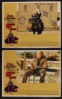 5t347 LIFE & TIMES OF JUDGE ROY BEAN 8 LCs '72 Huston, Paul Newman, Ava Gardner, Jacqueline Bisset!