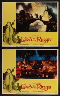 5t354 LORD OF THE RINGS 8 LCs '78 Ralph Bakshi cartoon from classic J.R.R. Tolkien novel!