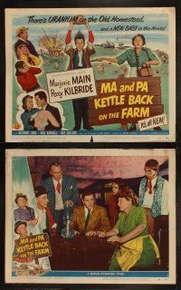 5t359 MA & PA KETTLE BACK ON THE FARM 8 LCs '51 wacky Marjorie Main & Percy Kilbride find uranium!