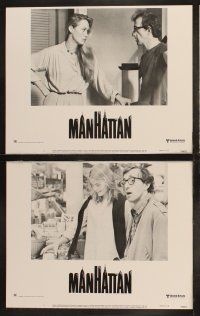 5t372 MANHATTAN 8 LCs '79 classic Woody Allen, Meryl Streep, Diane Keaton, Mariel Hemingway!